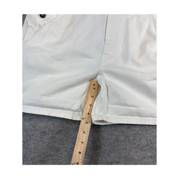 Vans Ground Work Shortalls Overall Womens Large White Romper Utility Outdoor - Picture 2 of 6